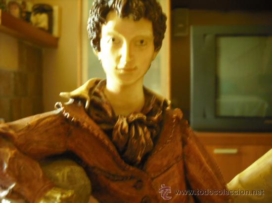 Antig&uuml;edades: FIGURA POETA ROMANTICO - Foto 3