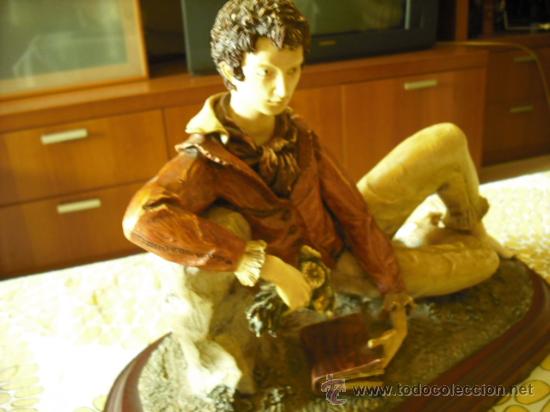Antig&uuml;edades: FIGURA POETA ROMANTICO - Foto 1