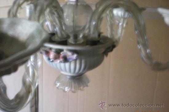 Antig&uuml;edades: LAMPARA ARA&Ntilde;A CRISTAL - Foto 5