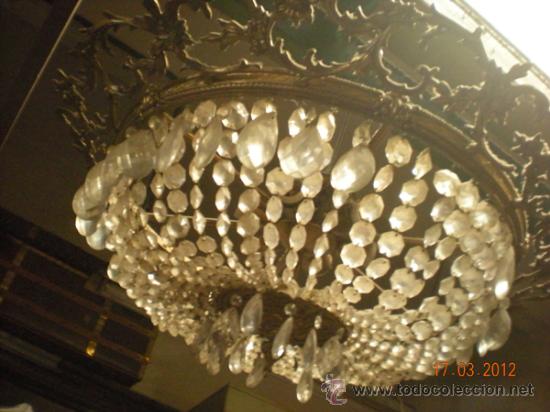Antig&uuml;edades: LAMPARA CRISTAL - Foto 3