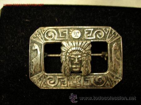 Antig&uuml;edades: Prendedor peruano de plata 900 - Foto 1