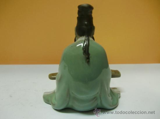 Antig&uuml;edades: Figura de barro esmaltado - Foto 2