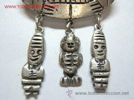 Antig&uuml;edades: BROCHE ANTIGUO DE PLATA PERUANA 900 - Foto 3