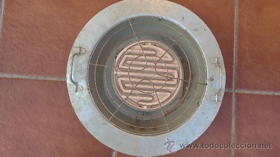 Antig&uuml;edades: ANTIGUO Y PRACTICO BRASERO ELECTRICO FUNCIONANDO.