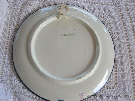 Antig&uuml;edades: PLATO    Pintado a mano - Foto 2