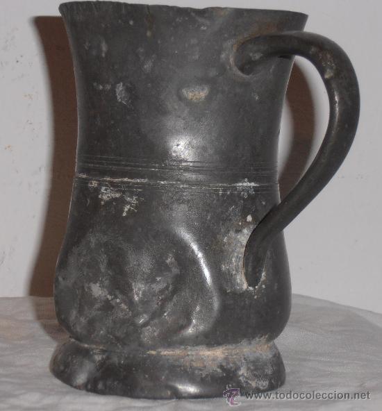 Antig&uuml;edades: JARRA DE ESTA&Ntilde;O, ENGLISH PEWTER - Foto 3