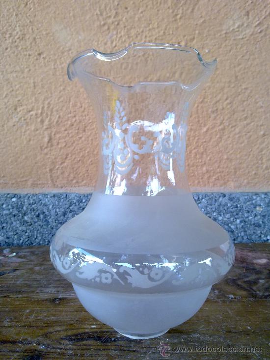 Antig&uuml;edades: preciosa tulipa de cristal - Foto 1
