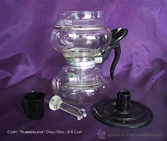 Antiguo filtro de cristal para cafetera de bola - Vendido en Subasta -  31165875