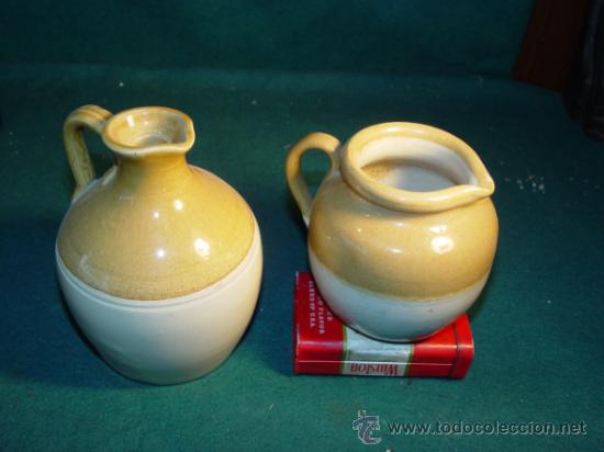 Antig&uuml;edades: DOS TARROS ANTIGUOS EN CERAMICA DE GRES - JARRITA - - Foto 4