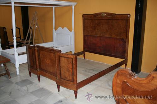 Antig&uuml;edades: CAMA NAPOLE&Oacute;N III,RA&Iacute;Z REF.3601 - Foto 3