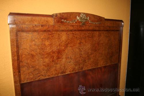 Antig&uuml;edades: CAMA NAPOLE&Oacute;N III,RA&Iacute;Z REF.3601 - Foto 4