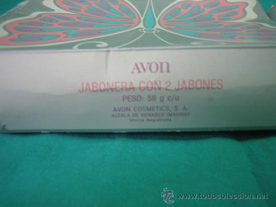 Antig&uuml;edades: Caja de jabon vacia de Avon - Foto 2