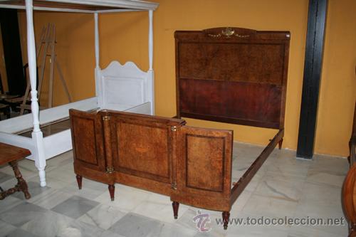 Antig&uuml;edades: CAMA NAPOLE&Oacute;N III,RA&Iacute;Z REF.3601 - Foto 1