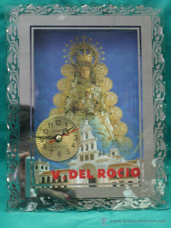 Antig&uuml;edades: Marco reloj Virgen del Rocio - Foto 1