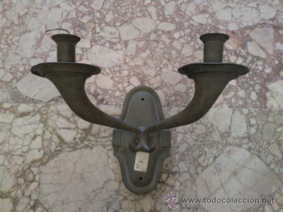 Antig&uuml;edades: Antiguo aplique en bronce dos luces - Foto 10