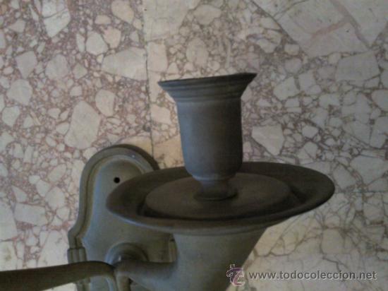 Antig&uuml;edades: Antiguo aplique en bronce dos luces - Foto 8