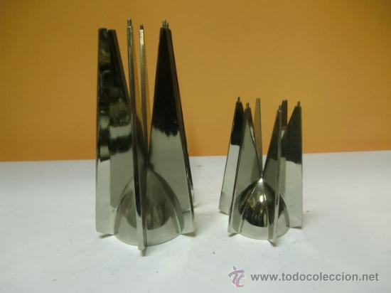 Antig&uuml;edades: Pieza de metal, plateada - Foto 2