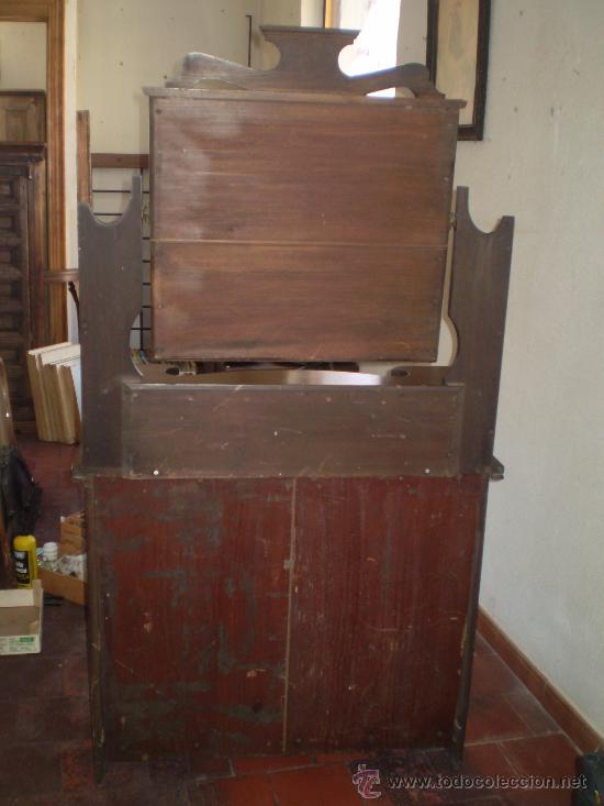 Antig&uuml;edades: COMODA TOCADOR ESTILO ARNUBO DE PINO - Foto 8