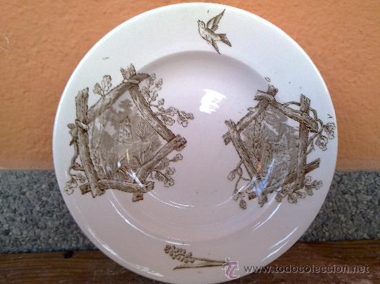 Antig&uuml;edades: antiguo plato de la cartuja. - Foto 1