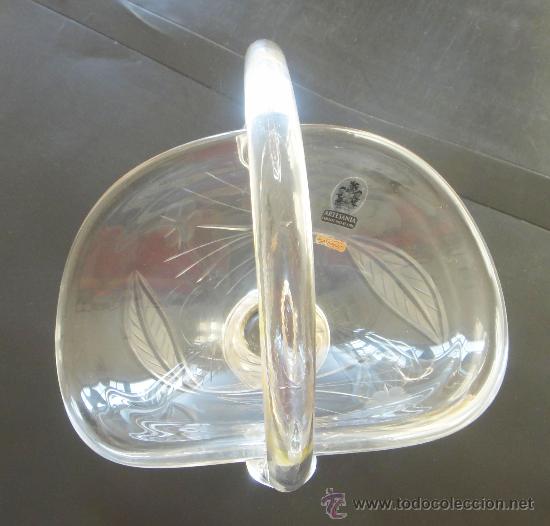 Antig&uuml;edades: Centro de Mesa cristal Tallado y Plata de Ley - Foto 3