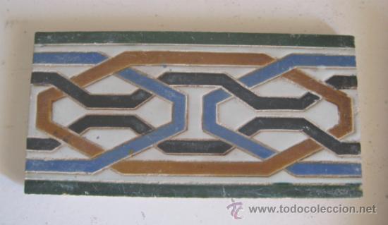Antig&uuml;edades: AZULEJO DE CUERDA SECA. SEVILLA 1920-30. - Foto 3