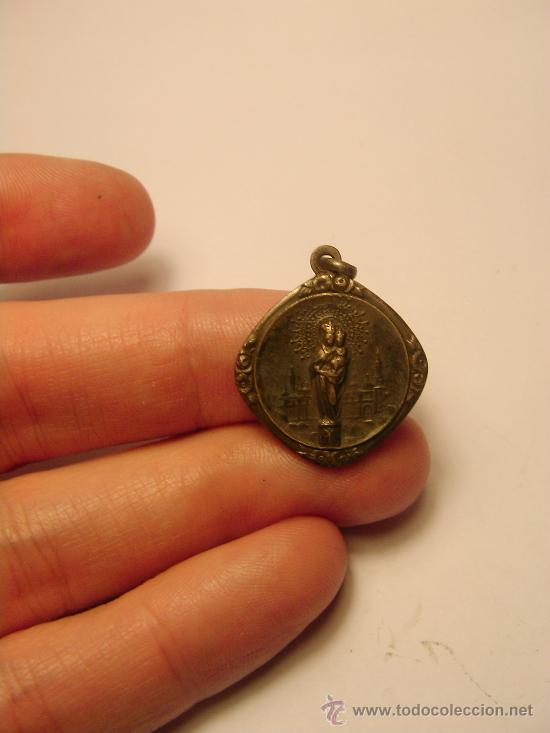 Antig&uuml;edades: Medalla religiosa . Pilar - Foto 1