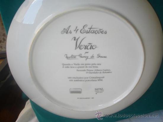 Antig&uuml;edades: plato firmado representando al primavera - Foto 4