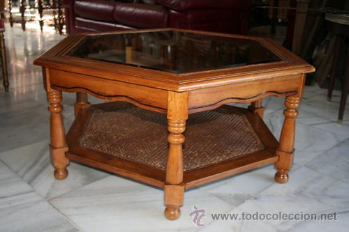 Antig&uuml;edades: MESA DE CENTRO EN ROBLE REF.5106 - Foto 2
