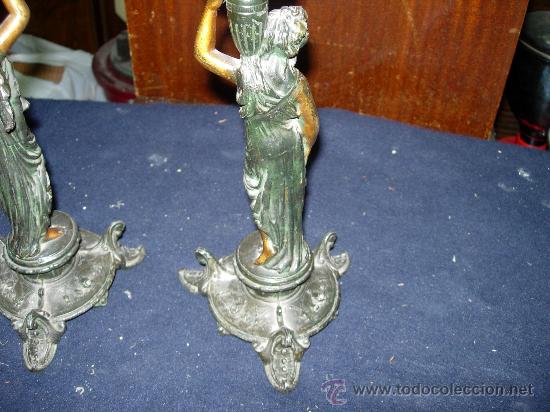 Antig&uuml;edades: Pareja de candelabros - Foto 5