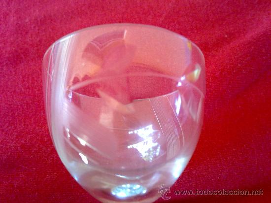 Antig&uuml;edades: antiguas 6 copas de licor talladas. - Foto 3