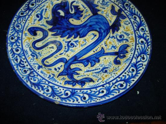 Antig&uuml;edades: Plato de ceramica - Foto 4