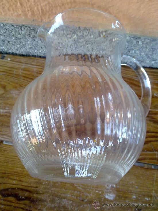 Antig&uuml;edades: preciosa jarra de cristal - Foto 3