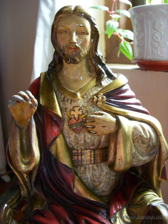 Antig&uuml;edades: SAGRADO CORAZON EN TRONO - Foto 2
