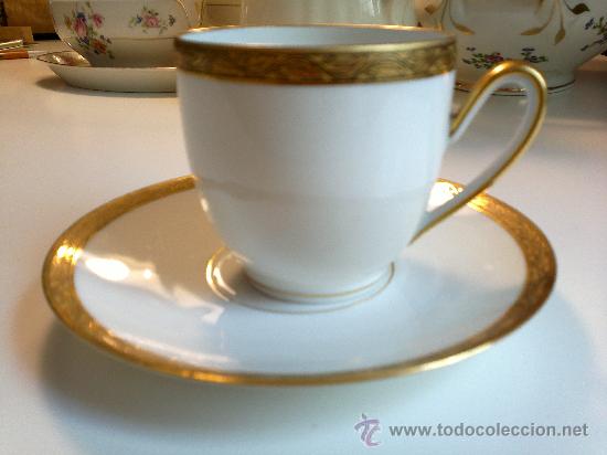 Antig&uuml;edades: magnifica taza y plato limoges - Foto 1