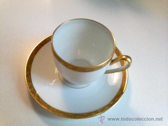 Antig&uuml;edades: magnifica taza y plato limoges - Foto 2