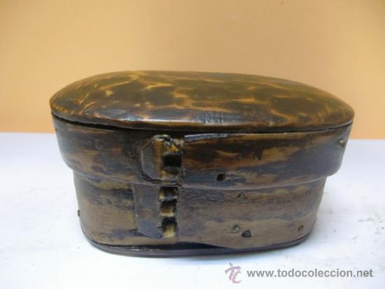 Antig&uuml;edades: Caja de madera de 2 piezas - Foto 2