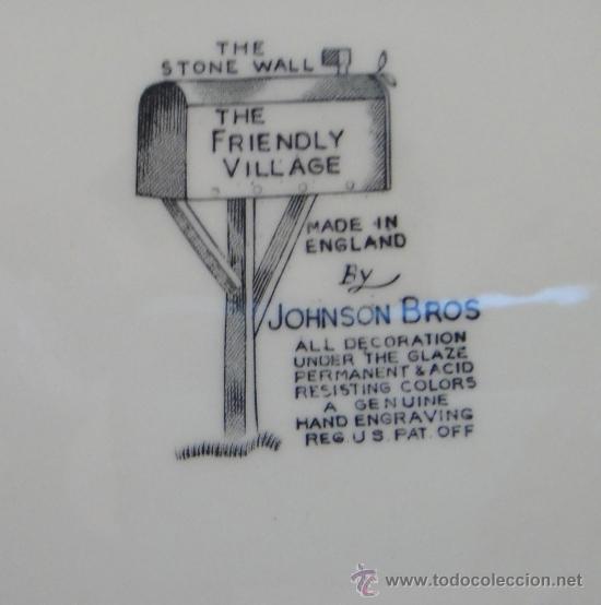 Antig&uuml;edades: PLATO CERAMICA JOHSON BROS - Foto 4