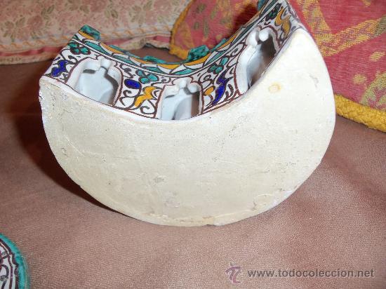 Antig&uuml;edades: antiguo tintero arabe en ceramica - Foto 3
