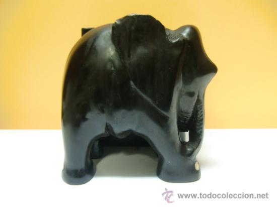 Antig&uuml;edades: Elefante de &eacute;bano - Foto 4
