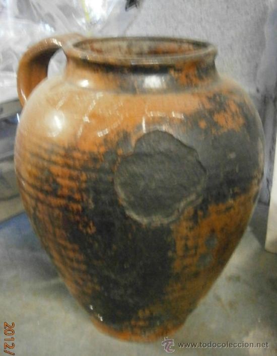 Antig&uuml;edades: Olla de cer&aacute;mica de 27cms de alto - Foto 1