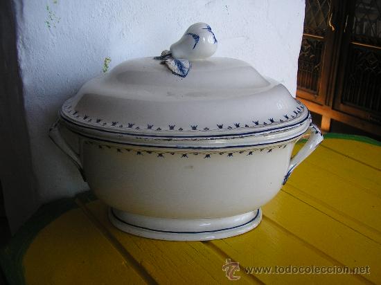 Antig&uuml;edades: Sopera antigua - siglo 19&ordm; - Foto 1