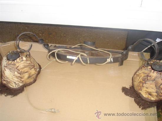 Antig&uuml;edades: lampara aplique rustica - Foto 2