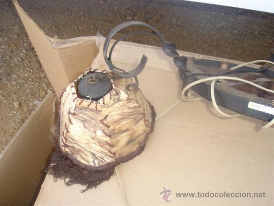 Antig&uuml;edades: lampara aplique rustica - Foto 4