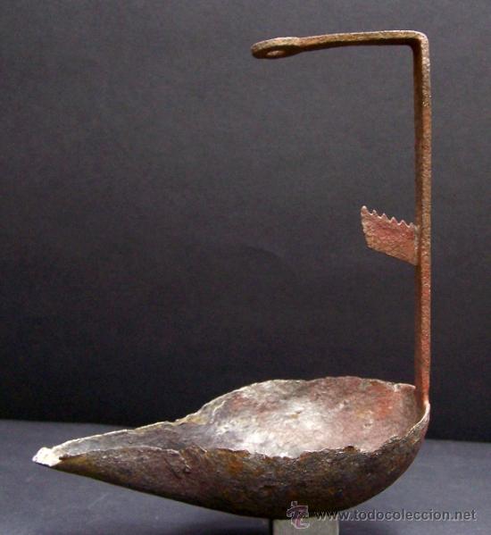 Antig&uuml;edades: CANDIL (Farol, l&aacute;mpara). - Foto 1