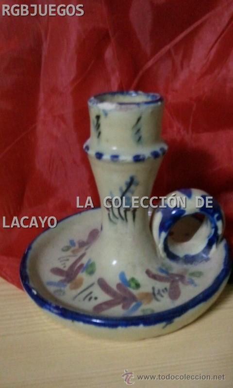Antig&uuml;edades: ANTIGUO CANDELABRO DE CERAMICA - Foto 1