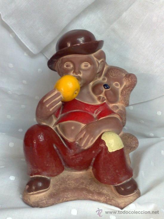 Antig&uuml;edades: FIGURA EN CER&Aacute;MICA O GRES. - Foto 1
