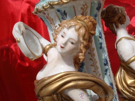Antig&uuml;edades: Pareja de Maceteros con algun desperfecto. - Foto 6