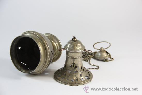 Antig&uuml;edades: Antiguo incensario. 1900 - Foto 4