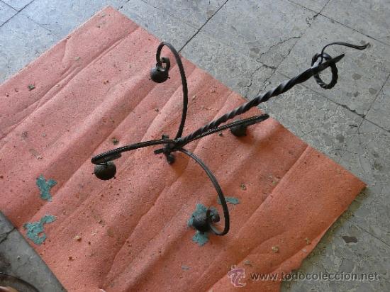 Antig&uuml;edades: LAMPARA EN FORJA - Foto 5