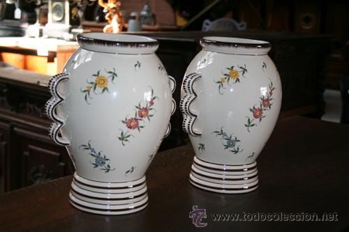 Antig&uuml;edades: JARRONES EN PORCELANA FRANCESA REF.5180 - Foto 3